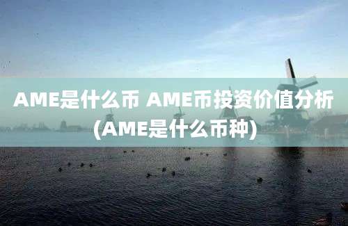 AME是什么币 AME币投资价值分析(AME是什么币种)