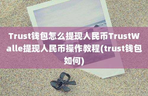 Trust钱包怎么提现人民币TrustWalle提现人民币操作教程(trust钱包如何)