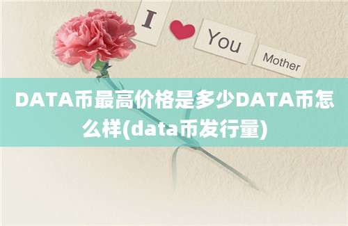 DATA币最高价格是多少DATA币怎么样(data币发行量)