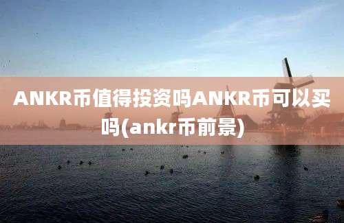 ANKR币值得投资吗ANKR币可以买吗(ankr币前景)