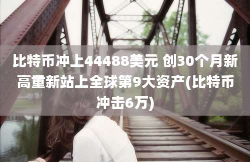 比特币冲上44488美元 创30个月新高重新站上全球第9大资产(比特币冲击6万)