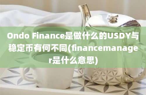 Ondo Finance是做什么的USDY与稳定币有何不同(financemanager是什么意思)