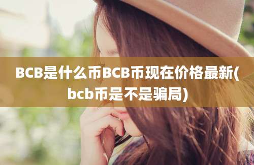 BCB是什么币BCB币现在价格最新(bcb币是不是骗局)