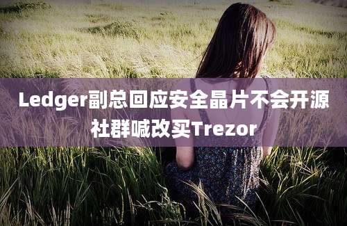 Ledger副总回应安全晶片不会开源社群喊改买Trezor