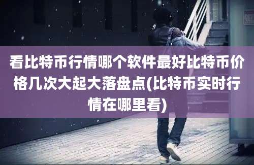 看比特币行情哪个软件最好比特币价格几次大起大落盘点(比特币实时行情在哪里看)