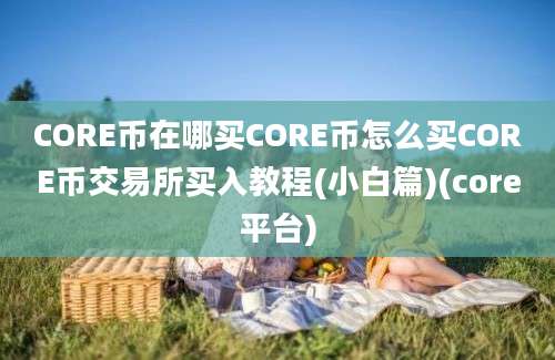 CORE币在哪买CORE币怎么买CORE币交易所买入教程(小白篇)(core平台)