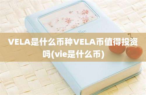 VELA是什么币种VELA币值得投资吗(vie是什么币)