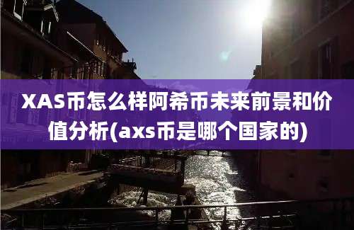 XAS币怎么样阿希币未来前景和价值分析(axs币是哪个国家的)