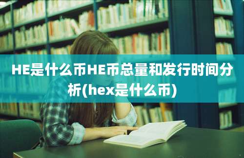 HE是什么币HE币总量和发行时间分析(hex是什么币)