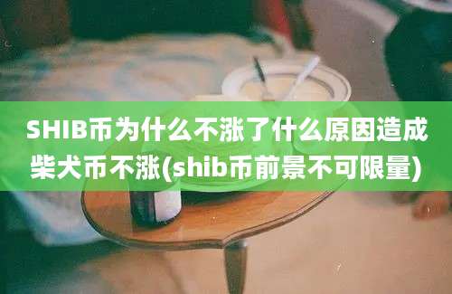 SHIB币为什么不涨了什么原因造成柴犬币不涨(shib币前景不可限量)