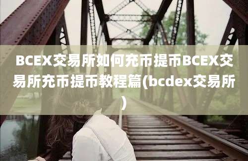 BCEX交易所如何充币提币BCEX交易所充币提币教程篇(bcdex交易所)