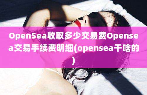 OpenSea收取多少交易费Opensea交易手续费明细(opensea干啥的)