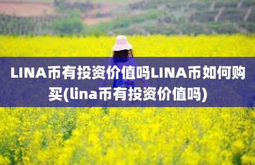 LINA币有投资价值吗LINA币如何购买(lina币有投资价值吗)