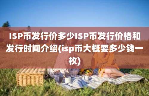 ISP币发行价多少ISP币发行价格和发行时间介绍(isp币大概要多少钱一枚)