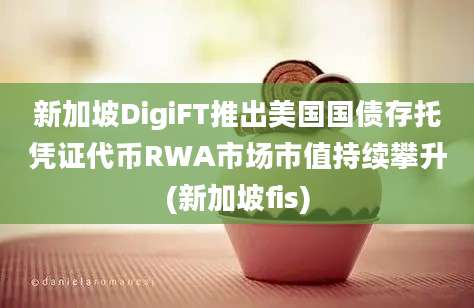 新加坡DigiFT推出美国国债存托凭证代币RWA市场市值持续攀升(新加坡fis)