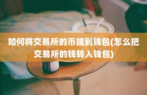 如何将交易所的币提到钱包(怎么把交易所的钱转入钱包)