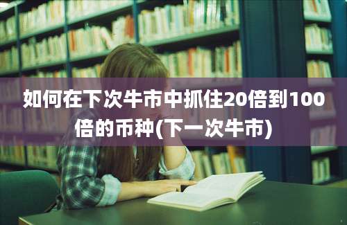 如何在下次牛市中抓住20倍到100倍的币种(下一次牛市)