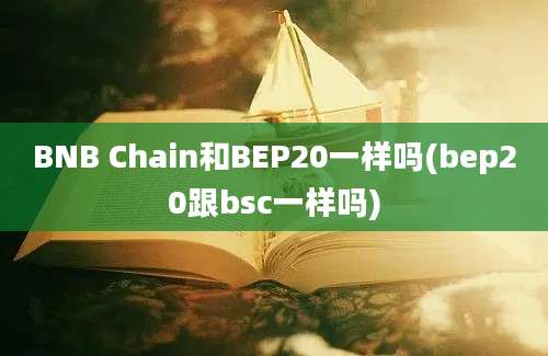 BNB Chain和BEP20一样吗(bep20跟bsc一样吗)