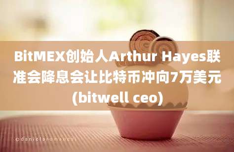 BitMEX创始人Arthur Hayes联准会降息会让比特币冲向7万美元(bitwell ceo)