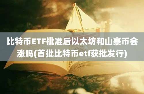 比特币ETF批准后以太坊和山寨币会涨吗(首批比特币etf获批发行)