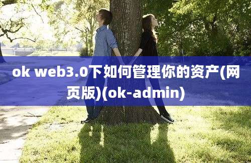 ok web3.0下如何管理你的资产(网页版)(ok-admin)