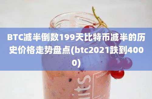 BTC减半倒数199天比特币减半的历史价格走势盘点(btc2021跌到4000)