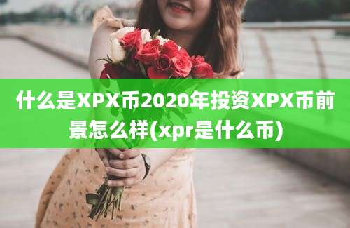 什么是XPX币2020年投资XPX币前景怎么样(xpr是什么币)