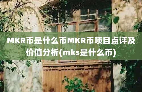 MKR币是什么币MKR币项目点评及价值分析(mks是什么币)