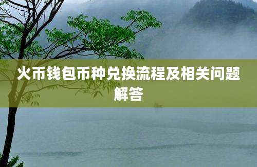 火币钱包币种兑换流程及相关问题解答