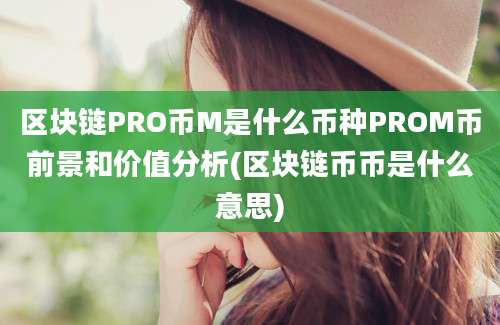 区块链PRO币M是什么币种PROM币前景和价值分析(区块链币币是什么意思)