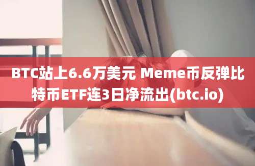 BTC站上6.6万美元 Meme币反弹比特币ETF连3日净流出(btc.io)