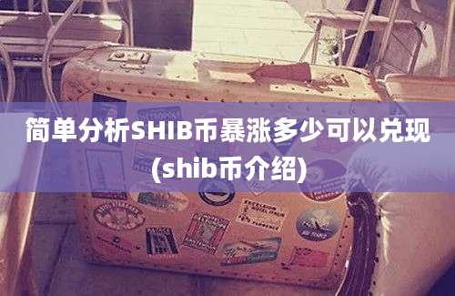 简单分析SHIB币暴涨多少可以兑现(shib币介绍)