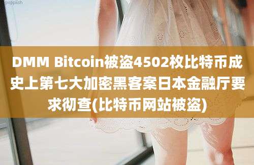 DMM Bitcoin被盗4502枚比特币成史上第七大加密黑客案日本金融厅要求彻查(比特币网站被盗)