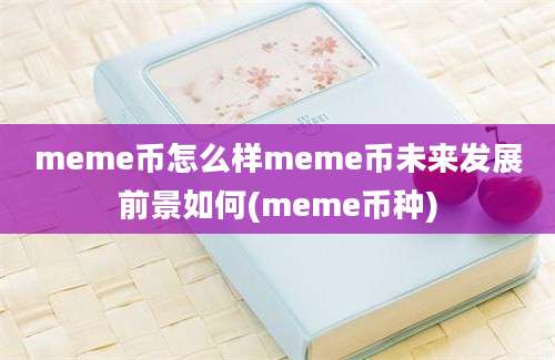 meme币怎么样meme币未来发展前景如何(meme币种)