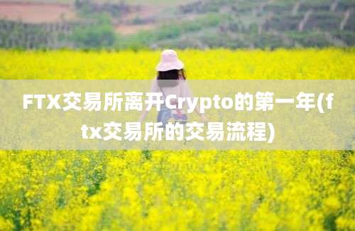 FTX交易所离开Crypto的第一年(ftx交易所的交易流程)