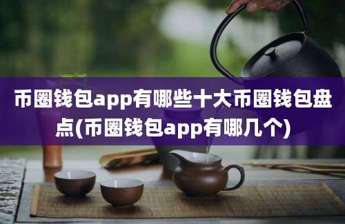 币圈钱包app有哪些十大币圈钱包盘点(币圈钱包app有哪几个)