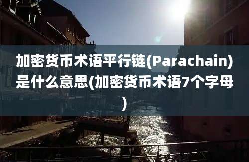 加密货币术语平行链(Parachain)是什么意思(加密货币术语7个字母)