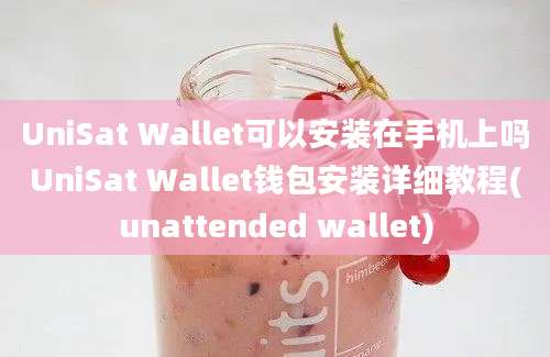 UniSat Wallet可以安装在手机上吗UniSat Wallet钱包安装详细教程(unattended wallet)