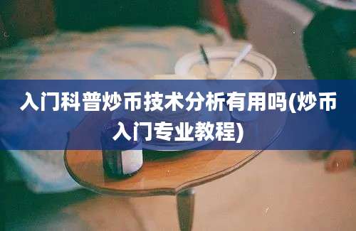 入门科普炒币技术分析有用吗(炒币入门专业教程)