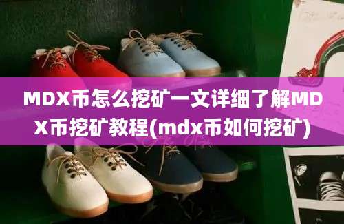 MDX币怎么挖矿一文详细了解MDX币挖矿教程(mdx币如何挖矿)