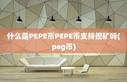 什么是PEPE币PEPE币支持挖矿吗(peg币)