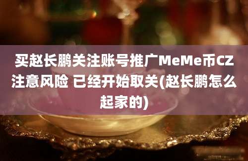 买赵长鹏关注账号推广MeMe币CZ注意风险 已经开始取关(赵长鹏怎么起家的)