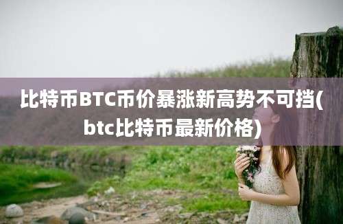 比特币BTC币价暴涨新高势不可挡(btc比特币最新价格)