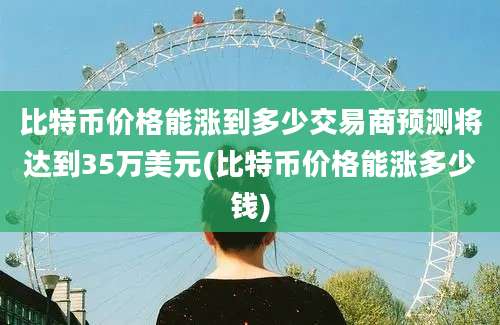 比特币价格能涨到多少交易商预测将达到35万美元(比特币价格能涨多少钱)