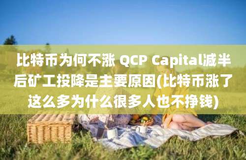 比特币为何不涨 QCP Capital减半后矿工投降是主要原因(比特币涨了这么多为什么很多人也不挣钱)