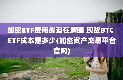 加密ETF费用战迫在眉睫 现货BTC ETF成本是多少(加密资产交易平台官网)