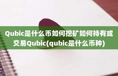 Qubic是什么币如何挖矿如何持有或交易Qubic(qubic是什么币种)