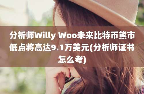 分析师Willy Woo未来比特币熊市低点将高达9.1万美元(分析师证书怎么考)