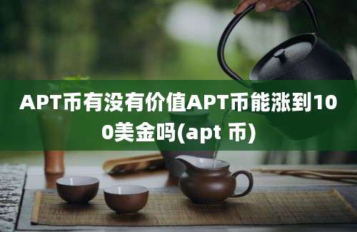 APT币有没有价值APT币能涨到100美金吗(apt 币)