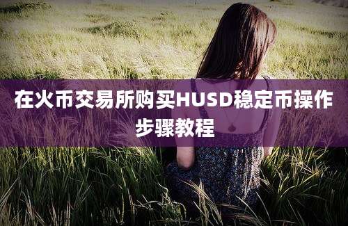 在火币交易所购买HUSD稳定币操作步骤教程